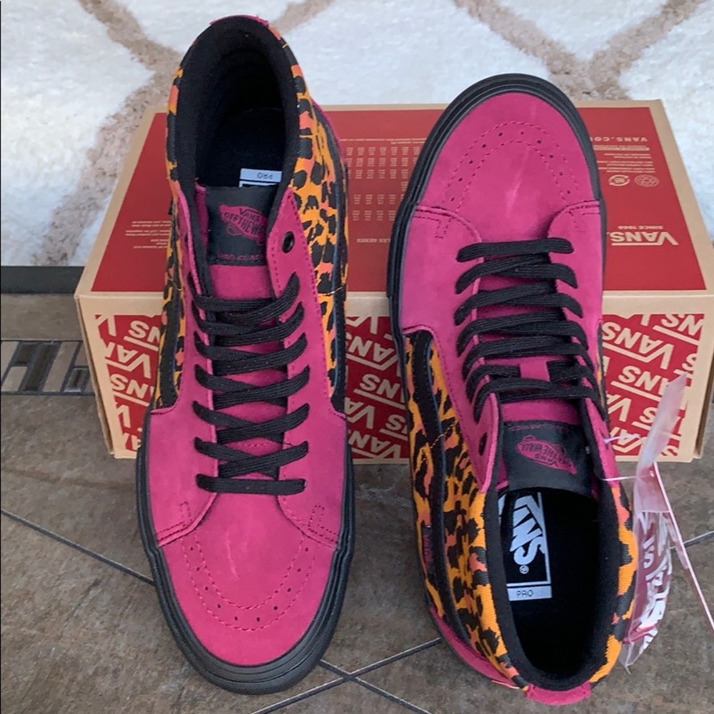 • VANS SK8-Hi Punk Best Red/Black Men’s - Picture 7 of 16